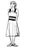 7001 AMY Summer dress sewing pattern